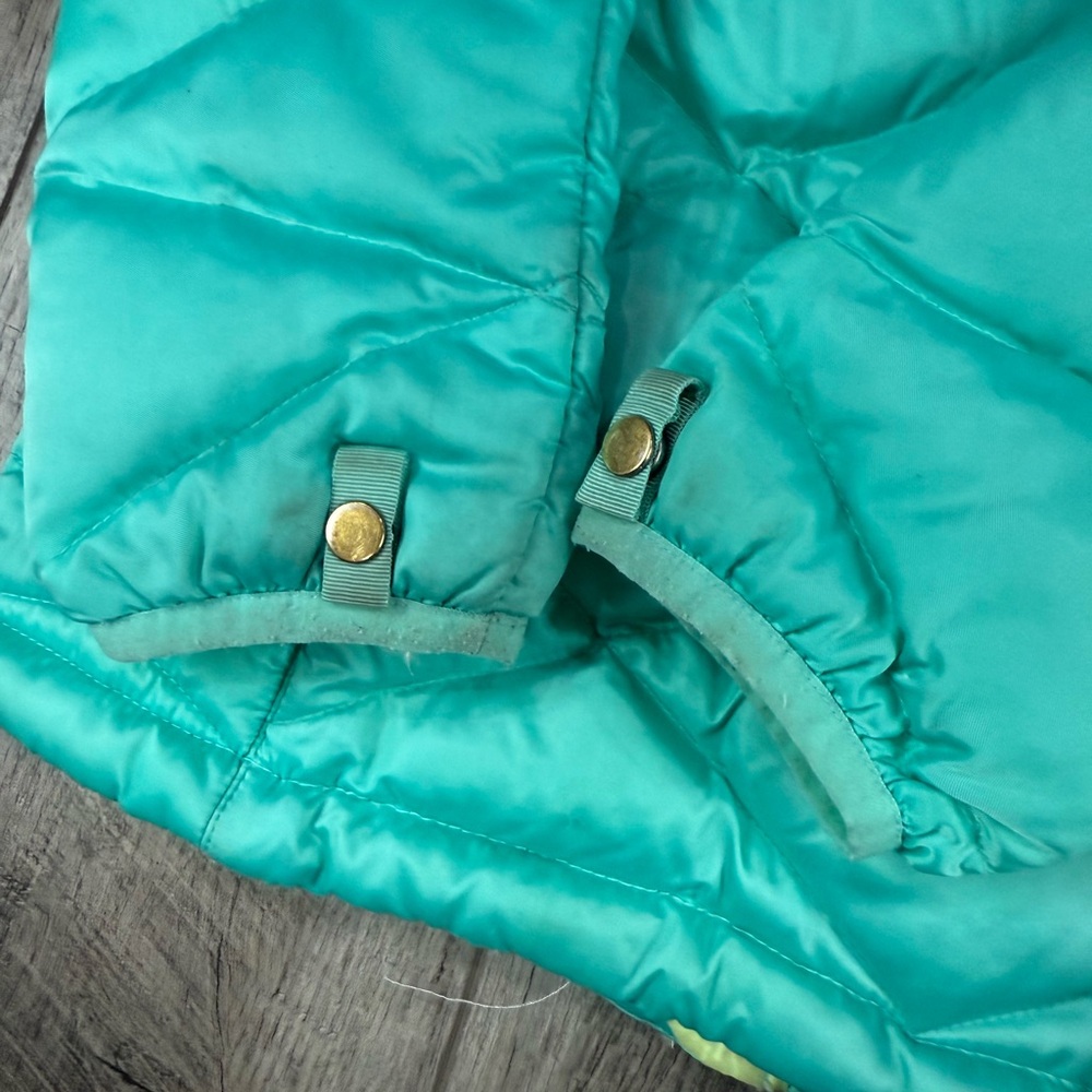 North Face Teal Quilted Jacket - Picture 12 of 16